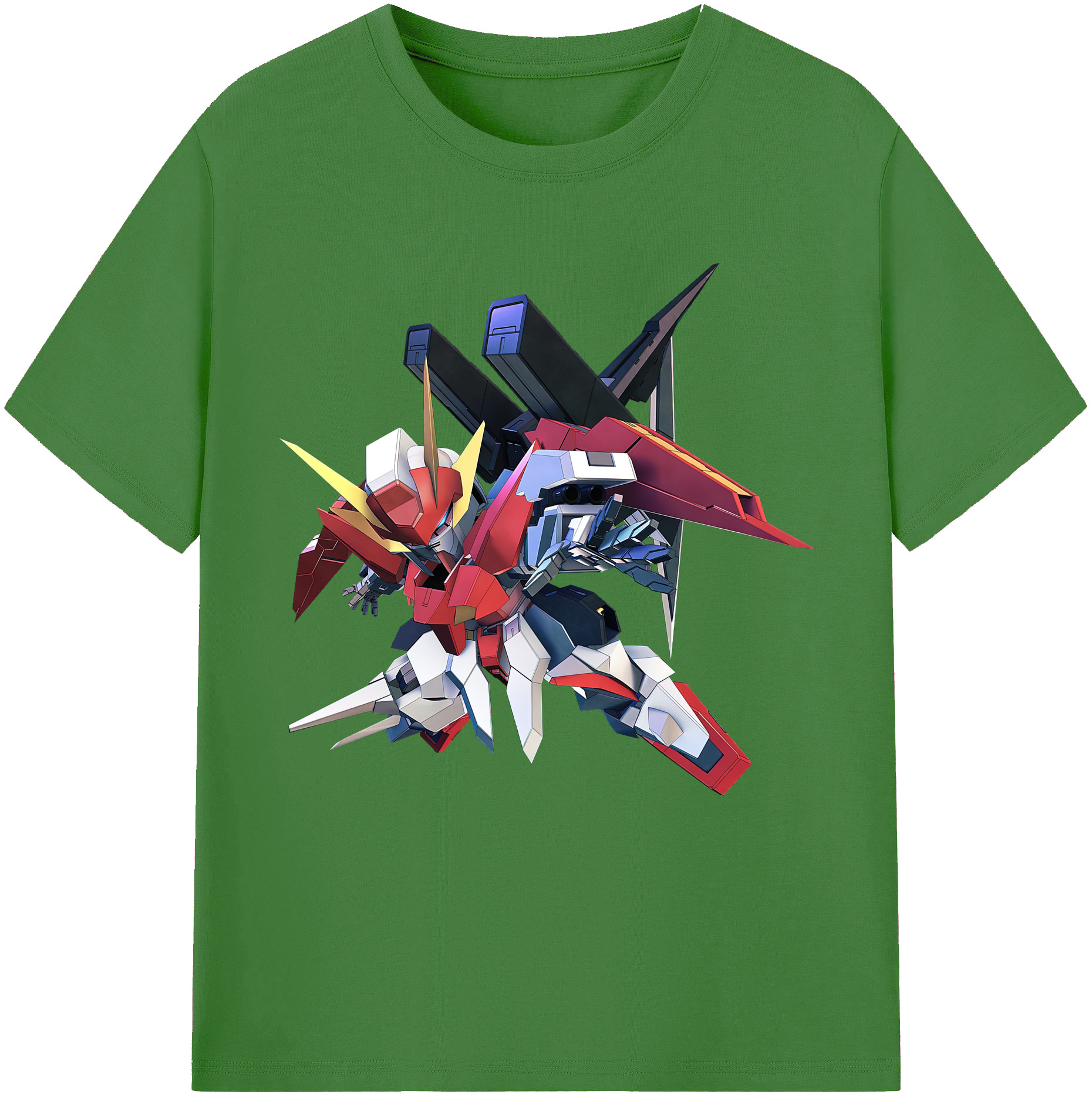 （画像用） 機動戦士ガンダム Mobile Suit Gundam レディースカジュアルプリントTシャツ（綿100％）